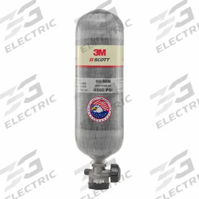 SCBA Cylinder: Carbon, 12.7 lb Wt Empty, Pre-Filled, Threaded - 3M SCBA & Breathing Air Cylinders