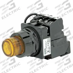 SIEMENS Illuminated Push Button: Illuminated, Extended Profile, Non-Metallic, 30 mm, 1NO/1NC (MPN 52BT6D9A). Key specifications — Brand: SIEMENS; Action: Momentary; Series: Class 52; Push Button Material Type: Non-Metallic.