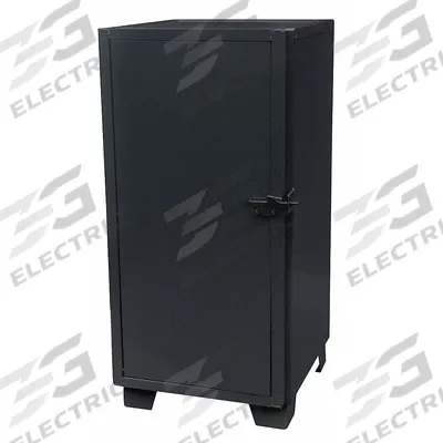 JAMCO Storage Cabinet: 24 in x 24 in x 66 in, Swing Handle & Padlock Hasp, 14 ga Panel Thick - Industrial Shelf Cabinets