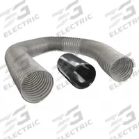 DAYTON Hose Extension Kit: 6 in Dia x 5 ft L, For Use With 3AA21 (MPN 3AA36). Key specifications — attr952402: DAYTON; attr978588: 3AA36; attr978589: Sheet Metal Connector Sleeve.
