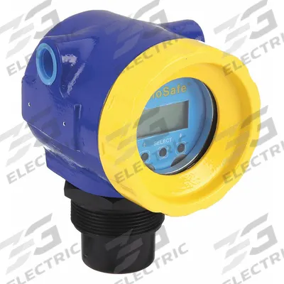 FLOWLINE Noncontact Ultrasonic Level Sensor: 2 in NPT, 2 3/8 in Antenna Dia, 314.4 in Range - Hazardous Location Ultrasonic Liquid Level Sensor Transmitters