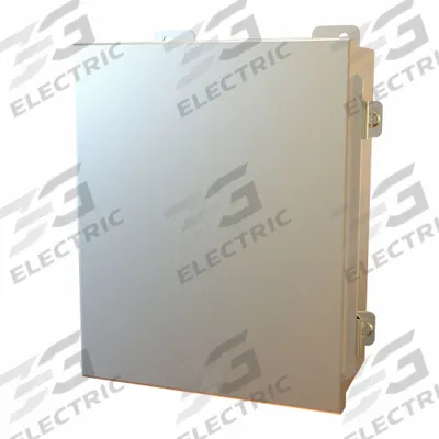 HAMMOND Electrical Enclosure: Stainless Steel, 10 in x 8 in x 4 in, NEMA 12/13/3R/4/4X - Stainless Steel Enclosures
