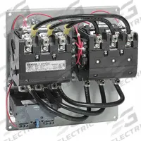 SIEMENS NEMA Magnetic Motor Starter: Reversing, 3 Poles, NEMA Size 3, 90 A, 120V AC Coil (MPN 22HUG32AF). Key specifications — Brand: SIEMENS; Auxiliary Contact Form: 1NO; Coil Voltage: 110/120V AC; Phase: Three; Terminal Connection Type: Screw Terminals; Auxiliary Contacts Included: 1NO; Signaling Features: Pilot Light; Thermal Units Required: None (Not Applicable to Electronic Overloads).