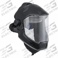 MILLER Welding Helmet: Auto-Darkening, 2 Arc Sensors, Graphics, Metalworks, W8/W9/W10/W11/W12/W13 (MPN 287810). Key specifications — Color: Graphics; Suspension Adjustment Type: Ratchet; Series: Classic; Graphics: Metalworks; Viewing Area: 6 sq in; Brand: MILLER; Grind Mode: Yes; Helmet Material: Nylon.