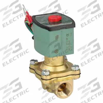 REDHAT Solenoid Valve: 2-Way, Normally Open, 1/2 in Pipe Size, 24V DC, Watertight - 2-Way/2-Position, Normally Open Solenoid Valves