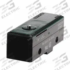 OMRON Snap Action Switch: Pin Plunger Actuator, 1NO/1NC, Screw (MPN X-10G-B). Key specifications — AC Contact Rating: 2 A @250 V; Electrical Connection: Screw; Series: X; Brand: OMRON.