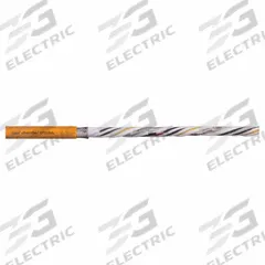 CHAINFLEX Servo Motor Cable: (4) 12 AWG (4.0), Orange, PVC Jacket, 1,000 V Volt (MPN CF210-UL-40-04). Key specifications