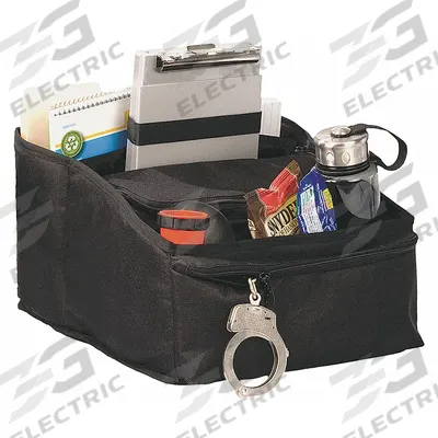 UNCLE MIKE'S Organizer Bag: Organizer Bag, Black, 12 1/2 in Lg, 8 1/2 in Ht - Vehicle Organization Bags