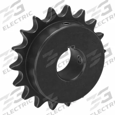 TSUBAKI Single Strand Sprocket: 50, For 5/8 in Chain Pitch, 1 1/8 in Bore Dia, 18 Teeth - Size 50 Fixed-Bore Roller Chain Sprockets