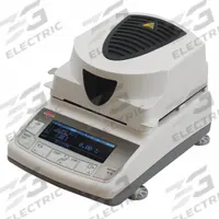 TORBAL Moisture Analyzer: 110 g Max Capacity, 0°C to 160°C, Oven, PS2/RS232C/USB, LCD, 6 in Scale Wd (MPN BTS110). Key specifications — Display Type: LCD; Brand: TORBAL; Interface: USB; Moisture Measurement Repeatability: 0.100 % to 1.000 %; Readability: 0.01 g.
