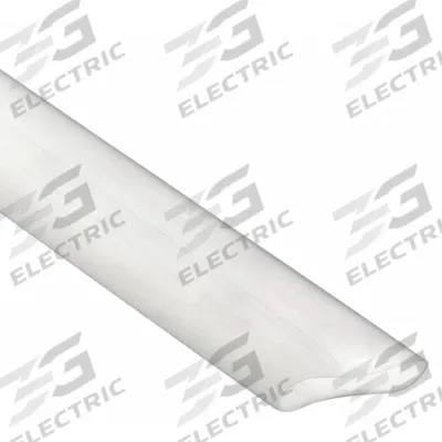INSULTAB Heat Shrink Tubing: 0.5 in I.D. Before Shrinking, 0.25 in I.D. After Shrinking - Transparent Abrasion-, Chemical- & Heat-Resistant PVDF Shrink Tubing