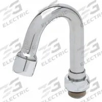 T&S BRASS Spout: Spout, Arc, Swivel Spout, Brass, Chrome, 26.3 gpm Flow Rate, Laminar, Nozzle (MPN 131X). Key specifications — Includes: Nozzle; Product Type: Spout; Spout Style: Swivel; Body Material: Brass; Brand: T&S BRASS.