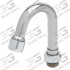 T&S BRASS Spout: Spout, Arc, Swivel Spout, Brass, Chrome, 26.3 gpm Flow Rate, Laminar, Nozzle (MPN 131X). Key specifications — Includes: Nozzle; Product Type: Spout; Spout Style: Swivel; Body Material: Brass; Brand: T&S BRASS.