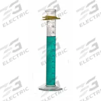 KIMBLE Graduated Cylinder: 25 mL, A, To Deliver (TD), 0.2 mL Graduation Increments - mL (MPN 20028W-25). Key specifications — ASTM Specification: E438-92 (2011); Brand: KIMBLE; USP Specification: Type I; Closure Included: No; Includes: Bumper.