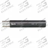 Conduit: 1 1/4 in Trade Size, Black, 25 ft Nominal Lg, ATX (MPN ATX-14-25). Key specifications — Conduit Color: Black; Brand: LIQUATITE; Series: ATX.
