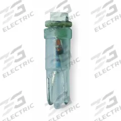 APPROVED VENDOR Compact LED Bulb: LED, Plastic Wedge (W2.1x4.9d), (T) Tubular, T1-3/4, 24V DC, Amber (MPN LT0524WB-A). Key specifications — Brand: APPROVED VENDOR; Voltage: 24V DC; Bulb Shape: T1-3/4; Light Color: Amber.