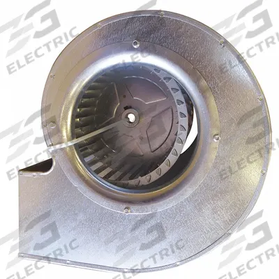 BERNER Blower Wheel with Housing: 1 Ph, Galvanized Steel