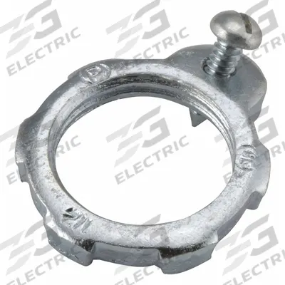 RACO Grounding LockNut for Threaded RMC/IMC: 3/4 in Trade Size, Steel, Zinc Plated - Grounding Locknuts for Threaded Conduit (RMC/IMC)
