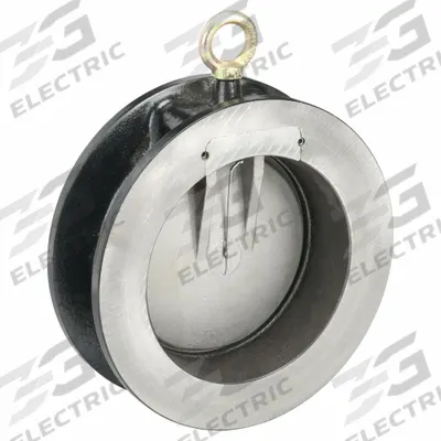 CHAMPION Check Valve: Swing, Inline Valve Body, 12 in Pipe Size, Wafer, Ductile Iron - Ductile Iron Wafer Spring-Loaded Swing Check Valves