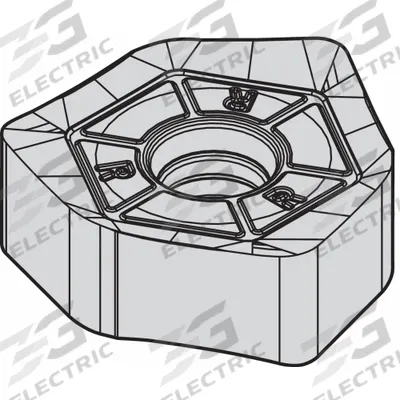 WIDIA Hexagon Milling Insert: XNGJ535ANSNGD3W, XNGJ0905ANSNGD3W (MPN 3066479) - Machining