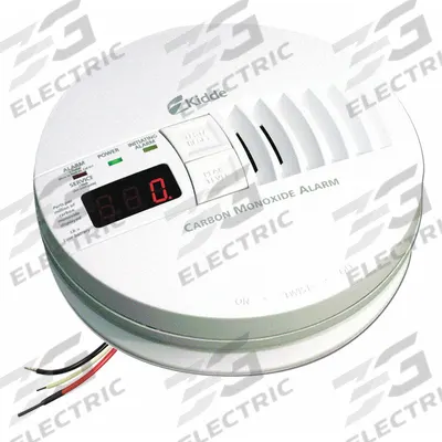 KIDDE Carbon Monoxide Alarm: Carbon Monoxide, Hardwired, CO Detector, Electrochemical - Carbon Monoxide Detectors