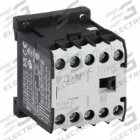 EATON Miniature IEC Magnetic Contactor: Non-Reversing, 3 Poles, 3NO Contacts, 6 A, 24V AC Coil (MPN XTMC6A10T). Key specifications — attr945107: EATON; attr972381: Yes.