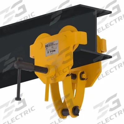 OZ LIFTING PRODUCTS Quick Adjust Trolley: Push - Push Trolleys for Hoists