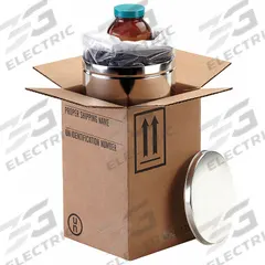 BERLIN Hazardous Material Shipping Kit: 6 in x 6 in x 9 in, ( 1 ) : 8 oz Bottle, 4GV/X1.2/S, 4 PK (MPN HMS-6651M). Key specifications — Brand: BERLIN; Color: Brown; Standards: UN Rated; UN Rating Solid: 4GV/X1.2/S.