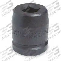 PROTO Impact Socket: 1 in Drive Size, SAE, 1 1/2 in Socket Size, 4-Point, Std, 2 1/2 in Overall Lg (MPN J10024SS). Key specifications — attr1215501: PROTO; attr1215515: Black Oxide; attr1215518: 1-1/2 in.