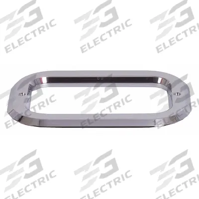 MAXXIMA Rectangular Lamp Grommet Cover: Plastic, 6 in Lg, 1 in Ht, 4 3/4 in Wd - Vehicle Light Grommets