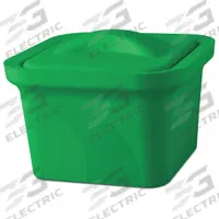 Ice Bucket with Lid: 1 L Capacity, Rectangular, Polyurethane Foam, Green, 5 1/4 in Overall Ht (MPN M16807-1104). Key specifications — Color: Green; Material: Polyurethane Foam; Brand: MAGIC; Product Type: Ice Bucket with Lid; Shape: Rectangular.