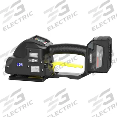 FROMM Battery Operated Strapping Tool: Fits 1/2 in Strap Wd, Friction Weld - Battery Combination Tools for Plastic Strapping