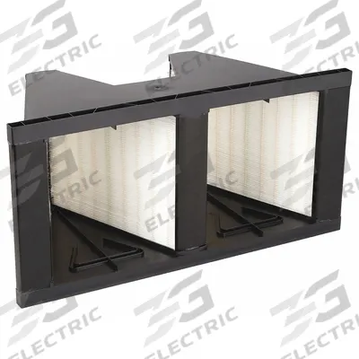 GRAINGER V-Bank Air Filter: 12 in x 24 in x 12 in, Fiberglass, Single Header - MERV 14 V-Bank Air Filters
