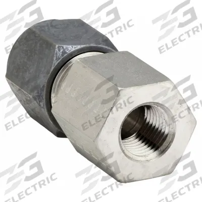PARKER Compression Fitting Adapter: 1/2 in OD x 1/4 in Pipe size, 1/4-18 Thread Size - Flareless Bite-Type Stainless Steel Compression Fittings