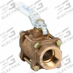 APOLLO Manual Two-Way Ball Valve: 1 1/4 in Size, Bronze, Straight, FNPT x FNPT, Full Port Ball Port (MPN 82LF10601). Key specifications — Brand: APOLLO; Handle: Lever.