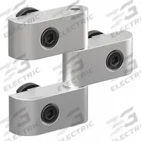 Lift Off Hinge: 2 25/64 in x 2 5/16 in, 15 Series, Silver, Aluminum, 180° Range of Motion - Max (MPN 2106). Key specifications — Brand: 80/20; Product Type: Lift Off Hinge Assembly; Material: Aluminum; Hinge Type: Captive Lift-Off.