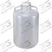 APPROVED VENDOR Carboy: 20 L Capacity - mL, Wide Mouth Size, 100 mm Screw Closure Size, Screw On Cap (MPN 7260020). Key specifications — Body Color: Colorless; Mouth Size: Wide; Screw Closure Size: 100 mm; Brand: APPROVED VENDOR; Closure Type: Screw On Cap; Includes Closure: Yes.