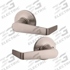 KWIKSET Door Lever Lockset: Passage Lever Locksets/Storeroom Lever Locksets, Nickel, ADA Compliant (MPN 407CNL-15-RCAL-RCS). Key specifications — Ligature Resistance: Not Ligature-Resistant; Brand: KWIKSET; Visual Indicator Message: No Message; Lockset Style: Rose; ADA Compliant: Yes; ANSI Lockset Function: Hall; Finish: Satin Nickel-Plated.