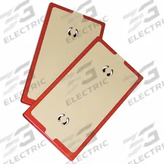 ZIPWALL ZipWall Replacement Non-Skid Plate: Non-Skid Plate, 3 1/2 in Wd, 6 in Lg, 3/4 in Ht, 2 PK (MPN NSP2). Key specifications — Product Type: Non-Skid Plate; Material: Plastic; Color: Red/White; Includes: (2) Plates; Brand: ZIPWALL.