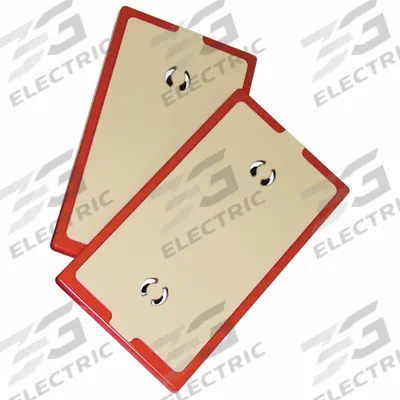 ZipWall Replacement Non-Skid Plate: Non-Skid Plate, 3 1/2 in Wd, 6 in Lg - Dust Barrier Parts & Accessories