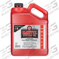 MARVEL MYSTERY OIL Oil Additive: Motor Treatment, 1 gal Container Size (MPN MM14R). Key specifications — Additives Included: None; Color: Red; Series: Motor Treatment; Features: Top End Lubrication and Sludge Control.