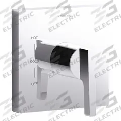 KOHLER Valve Trim: Compatible Product Type K-8304 or K-2971 Pressure-Balancing Valve with Diverters (MPN K-TS99761-CP). Key specifications — Compatible Product Type: K-8304 or K-2971 Pressure-Balancing Valve with Diverters; Brand: KOHLER; Trim Plate Material: Metal; Product Type: Valve Trim Lever; Trim Plate Shape: Square; Handle Material: Metal; Trim Finish/Color: Chrome.