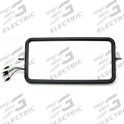VELVAC Truck Mirror - Without Harness: Rectangular, Flat and Convex, For Passenger Vehicle Side - Rectanglar Mirrors
