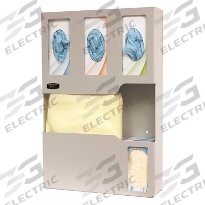 BOWMAN DISPENSERS Protection System: 16 5/8 in Overall Wd, 4 1/2 in Overall Dp - Surgical Gown & Dressing Dispensers