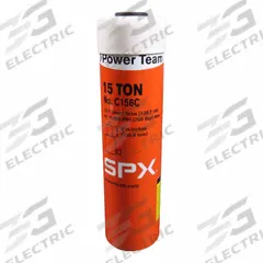 POWER TEAM Hydraulic Cylinder: Single Acting, 15 ton Nominal Capacity, 6 in Nominal Stroke Lg, Steel (MPN C156C). Key specifications — attr98927: POWER TEAM.