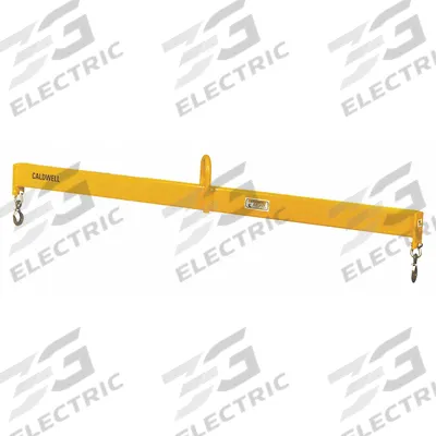 CALDWELL Lifting Beam: Lifting Beam, 4,000 lb Working Load Limit, Fixed, 48 in Overall Lg - Lifting Beams