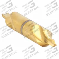 KEO Center Drill: Plain Type, #8, 60°, 3 1/2 in Overall Lg, TiN Coated High Speed Steel (MPN 906-000-166). Key specifications — Brand: KEO; End Type: Double End.
