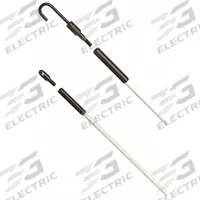 IDEAL Fish Stick: 10 AWG Max Wire Capacity, 24 AWG Min Wire Capacity, 1/4 in Rod Dia, 12 ft, 4 ft (MPN 31-611). Key specifications — attr510723: 12 ft; attr546655: 4 ft; attr514943: (1) Single Hook Tip; attr510732: Rod Set; attr424188: IDEAL.