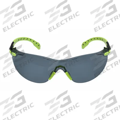 3M Safety Glasses: Gray Lens, Frameless, Scotchgard Anti-Fog - Padded Comfort-Fit Safety Glasses