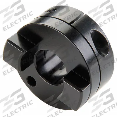 RULAND MANUFACTURING Motion Control Coupling Hub: 0.5° Angular Misalignment - Clamp-On Oldham Coupling Hubs for Round Shafts